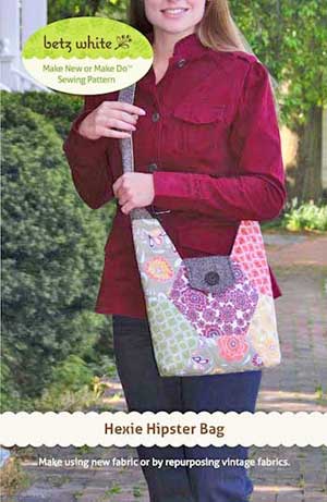 Hexie Hipster Bag Pattern by Betz White