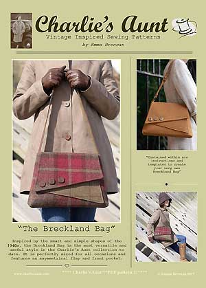 The Breckland Bag Pattern in PDF by Charlie's Aunt