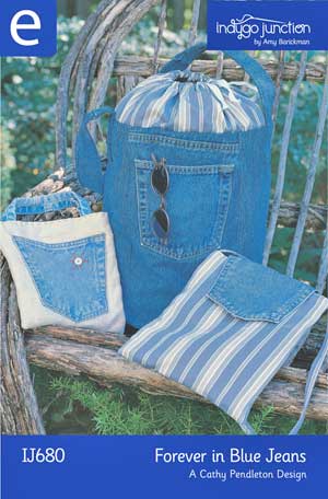 Forever in Blue Jeans PDF bag pattern