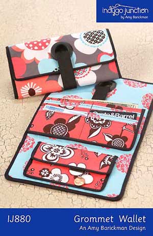 The Grommet Wallet Pattern by Indygo Junction