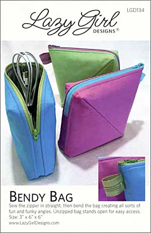 Bendy Bag Pattern in PDF by Lazy Girl Designs