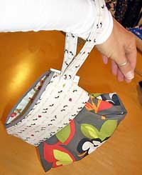 Mini Ruffle Bag Pattern by Mackerilla Design