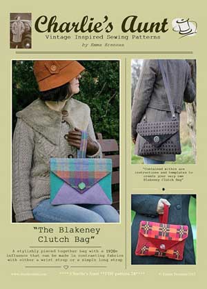 Blakeney Clutch Bag Pattern in PDF