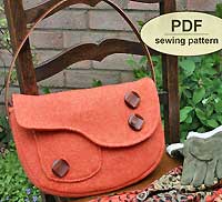 The Boxford Clutch pattern by Charlies Aunt