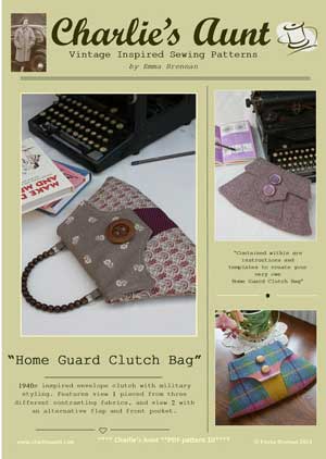 Home  Guard Clutch Bag Pattern in PDF
