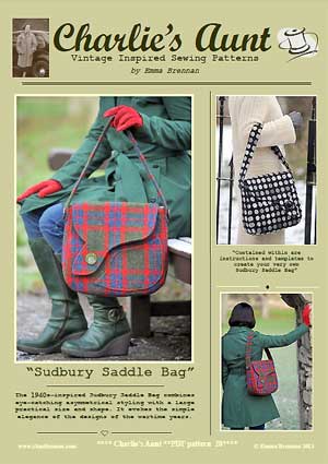 Sudbury Saddle Bag Pattern by Charlie's Aunt in PDF