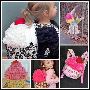 Cozy Cupcake Backpack Pattern by Cozy Nest Design in PDF