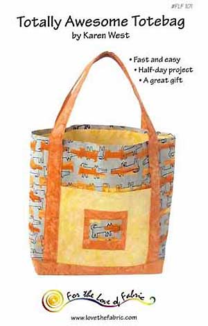 Totally Awesome Tote Bag Pattern in PDF