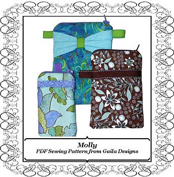 Molly Cell Phone/Compact Camera Cover/Game Device Cover pattern in PDF