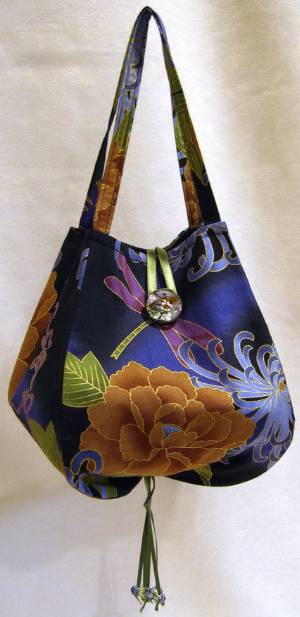 Noriko Handbag Pattern in PDF by Lazy Girl Designs