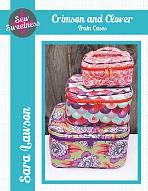 Crimson and Clover Train Cases Pattern in PDF