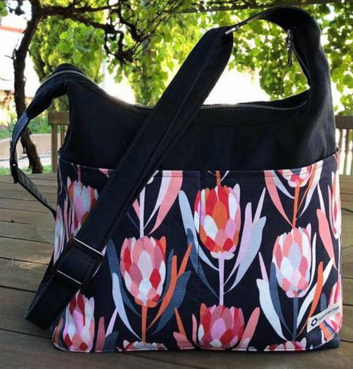 (image for) Snazzy Slouch Bag PDF Pattern by ChrisW Designs