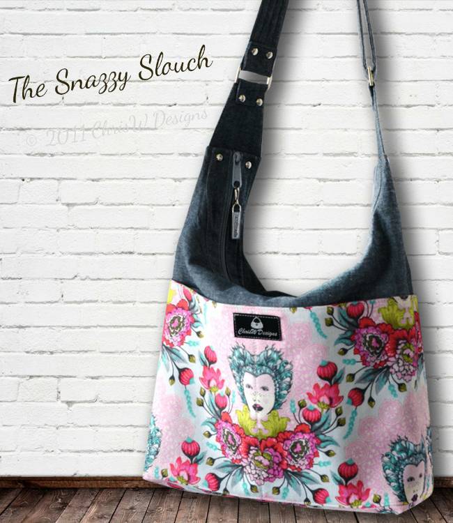 (image for) Snazzy Slouch Bag PDF Pattern by ChrisW Designs